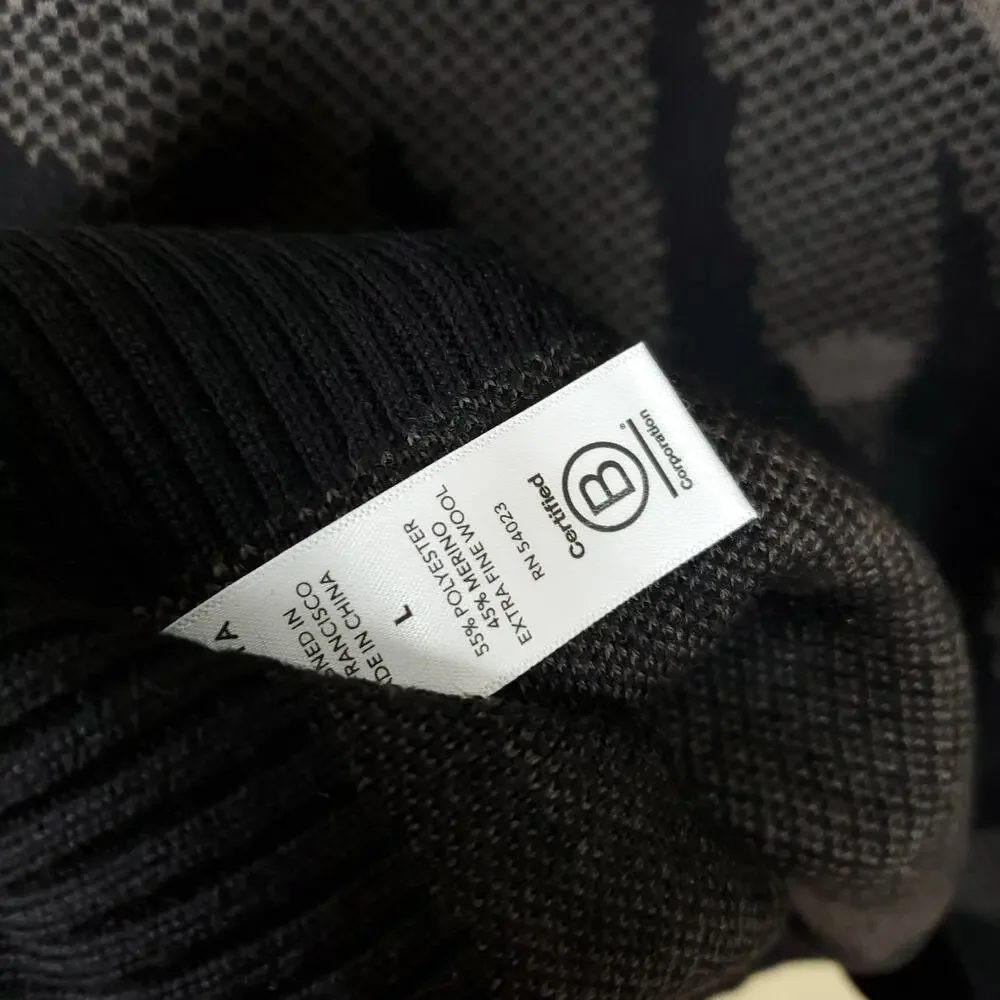 Athleta Jacquard Crew Sweater Women's Size L - Picture 9 of 11